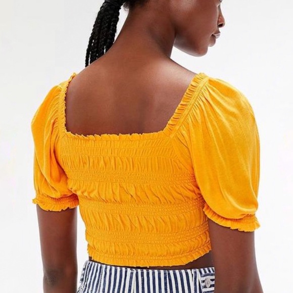 Orange Ruched Top - Picture 5 of 6